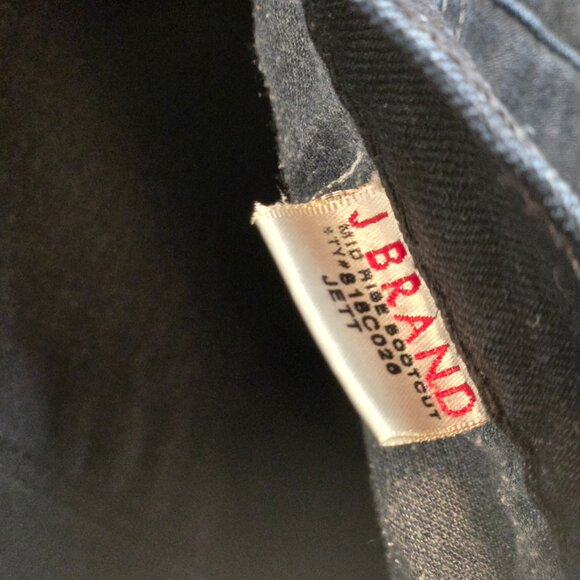 J Brand Black Denim Jeans Women's Size 28 Bootcut - Picture 4 of 13